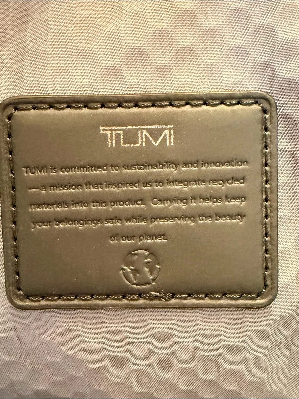 Tumi Alpha Bravo Black Leather Backpack